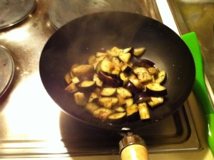aubergines cuites